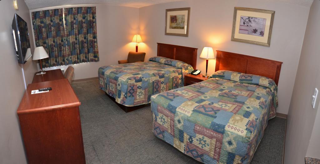 Travelodge Hanna Canada Grey Exterior foto
